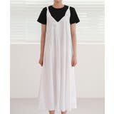 肩のねじれポイントビスチェコットンワンピース | by muni:r | 詳細画像14 