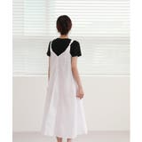 肩のねじれポイントビスチェコットンワンピース | by muni:r | 詳細画像9 