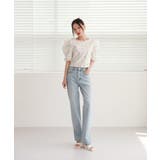 フラワープリントパフブラウス | by muni:r | 詳細画像12 