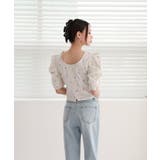 フラワープリントパフブラウス | by muni:r | 詳細画像14 