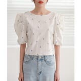 フラワープリントパフブラウス | by muni:r | 詳細画像15 