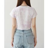 ユニークフリルディテール捺染Tシャツ | by muni:r | 詳細画像12 