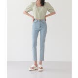 クロップ スクエアネック ブラウス | by muni:r | 詳細画像11 