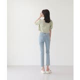 クロップ スクエアネック ブラウス | by muni:r | 詳細画像14 