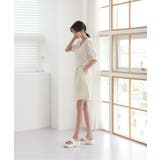 クロップ スクエアネック ブラウス | by muni:r | 詳細画像7 