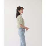 クロップ スクエアネック ブラウス | by muni:r | 詳細画像8 