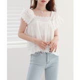 ラブリー パンチング レース ブラウス | by muni:r | 詳細画像1