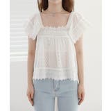 ラブリー パンチング レース ブラウス | by muni:r | 詳細画像4