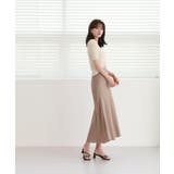 リブ セミ パフ カーディガン | by muni:r | 詳細画像12 