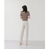 リブ セミ パフ カーディガン | by muni:r | 詳細画像7 