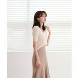 リブ セミ パフ カーディガン | by muni:r | 詳細画像9 