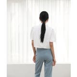 クロップ パフ 半袖 ジャケット ブラウス | by muni:r | 詳細画像3 