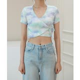 ユニーク タイダイ染め パターン Tシャツ | by muni:r | 詳細画像13 