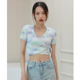 ミント | ユニーク タイダイ染め パターン Tシャツ | by muni:r