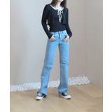 配色ストラップカーディガン+キャミソールセット | by muni:r | 詳細画像10