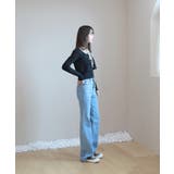 配色ストラップカーディガン+キャミソールセット | by muni:r | 詳細画像13