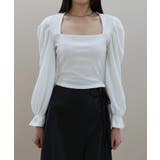 パフスクエアクロップドTシャツ | by muni:r | 詳細画像7 