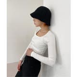 スリムスクエアリブTシャツ | by muni:r | 詳細画像4