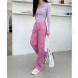 スリムスクエアリブTシャツ | by muni:r | 詳細画像65