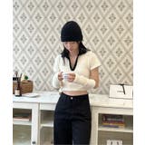 テリーVネックカラー半袖Tシャツ(ウォーマーSET) | by muni:r | 詳細画像5