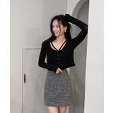 ユニークスリットポイント 長袖カーディガン | by muni:r | 詳細画像22 