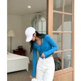 ユニークスリットポイント 長袖カーディガン | by muni:r | 詳細画像45 