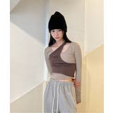 ウェーブ配色レイヤードTシャツ | by muni:r | 詳細画像15 