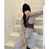 ウェーブ配色レイヤードTシャツ | by muni:r | 詳細画像18 