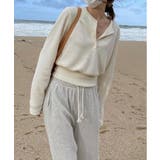 リブボタンクロップドトレーナー | by muni:r | 詳細画像9 