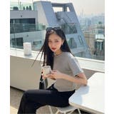 デイリームード ベーシック 半袖クロップTシャツ/ショート丈カットソー | by muni:r | 詳細画像39