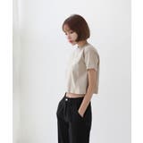 デイリームード ベーシック 半袖クロップTシャツ/ショート丈カットソー | by muni:r | 詳細画像41