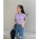 デイリームード ベーシック 半袖クロップTシャツ/ショート丈カットソー | by muni:r | 詳細画像96