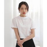 ホワイト | デイリームード ベーシック 半袖クロップTシャツ/ショート丈カットソー | by muni:r