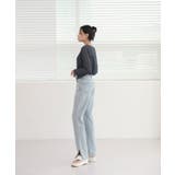 ムニールハイネック アイテム 新しいデザインのシースルー ブラウス | by muni:r | 詳細画像25 