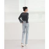 ムニールハイネック アイテム 新しいデザインのシースルー ブラウス | by muni:r | 詳細画像26 