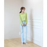 ムニールハイネック アイテム 新しいデザインのシースルー ブラウス | by muni:r | 詳細画像32 