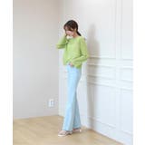 ムニールハイネック アイテム 新しいデザインのシースルー ブラウス | by muni:r | 詳細画像35 