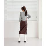 Hライン フロントスリット スカート | by muni:r | 詳細画像10
