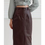 Hライン フロントスリット スカート | by muni:r | 詳細画像12