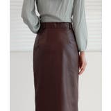 Hライン フロントスリット スカート | by muni:r | 詳細画像13