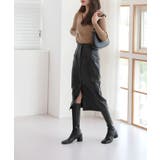 Hライン フロントスリット スカート | by muni:r | 詳細画像2