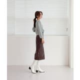 Hライン フロントスリット スカート | by muni:r | 詳細画像9