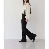 スクエアネック シャーリング フリル ブラウス | by muni:r | 詳細画像4