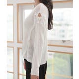 デイリー 斜め ボタン 肩 スリット ニット | by muni:r | 詳細画像12