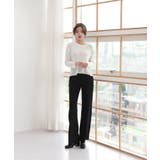 デイリー 斜め ボタン 肩 スリット ニット | by muni:r | 詳細画像16