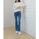 デイリー 斜め ボタン 肩 スリット ニット | by muni:r | 詳細画像5