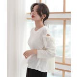 デイリー 斜め ボタン 肩 スリット ニット | by muni:r | 詳細画像8