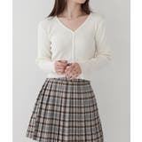 ベーシック リブ ダブル ボタンカーディガン | by muni:r | 詳細画像1 