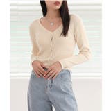 ベーシック リブ ダブル ボタンカーディガン | by muni:r | 詳細画像16 