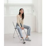 ベーシック リブ ダブル ボタンカーディガン | by muni:r | 詳細画像20 